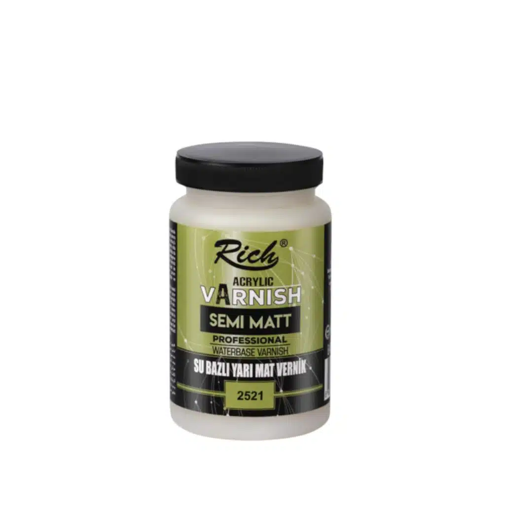 Rich Su Bazlı Yarı Mat Vernik 250 ml