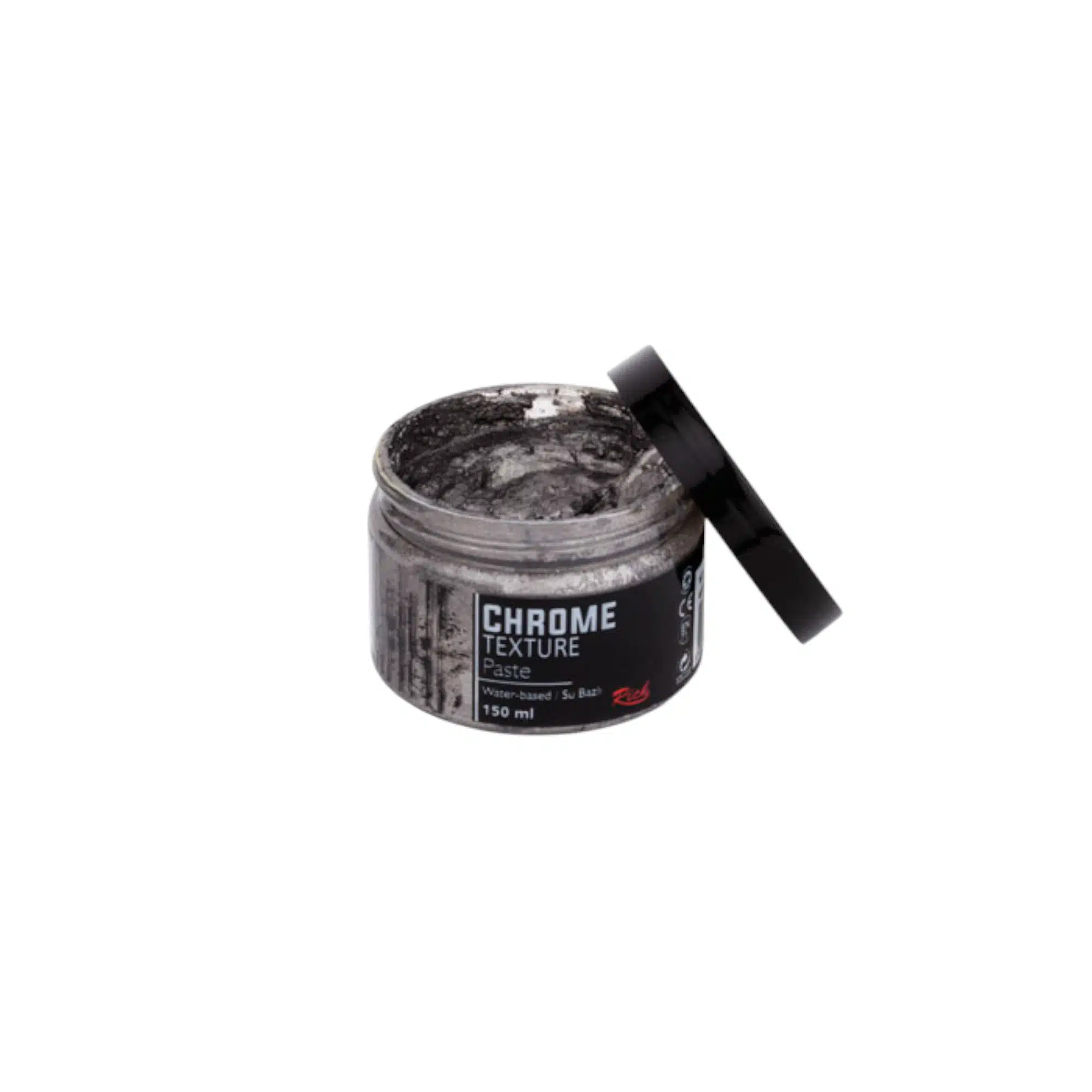Rich Chrome Texture Paste 150 ml 4 Rich Chrome Texture Paste 150 ml-Antik Gümüş