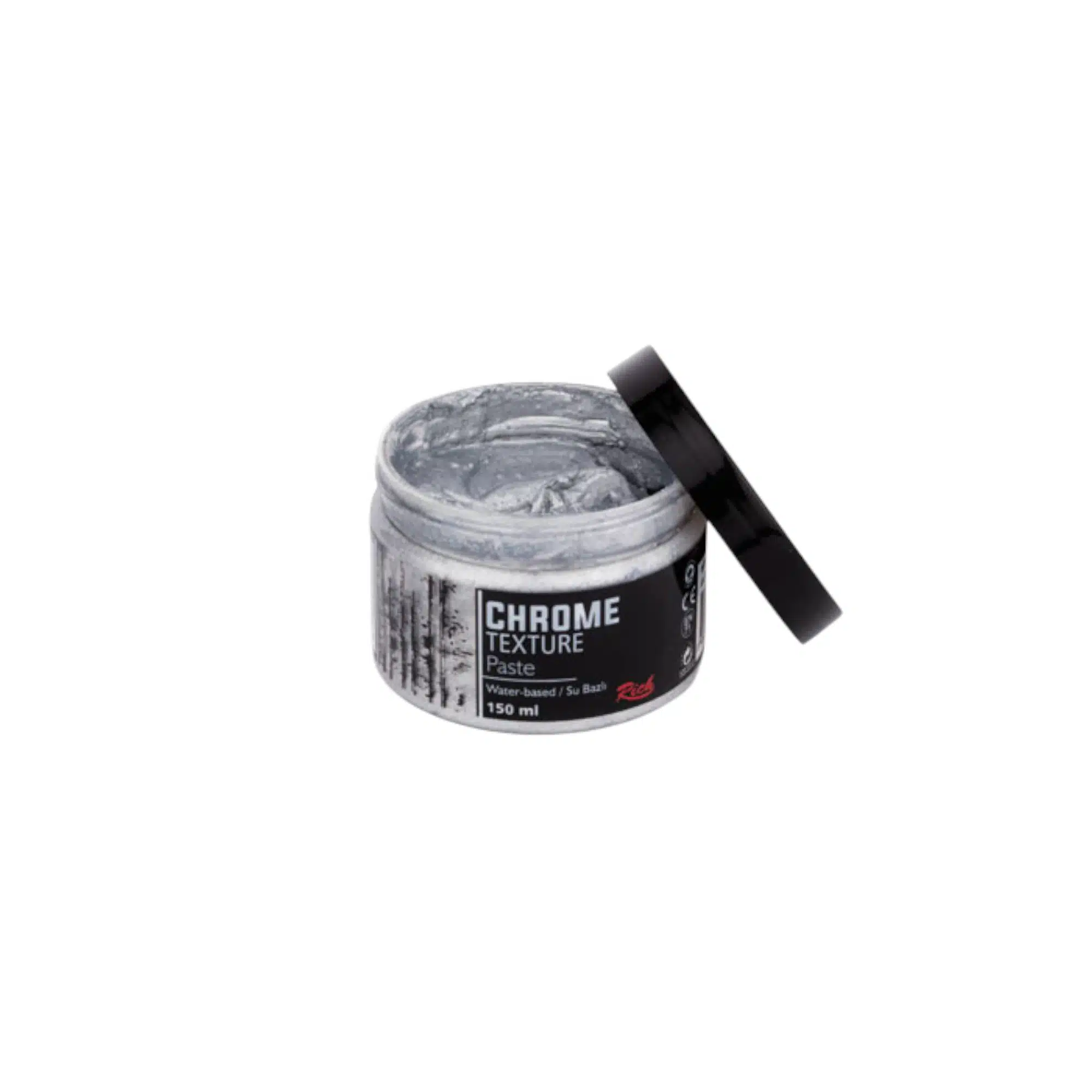Rich Chrome Texture Paste 150 ml 8 Rich Chrome Texture Paste 150 ml-Gümüş
