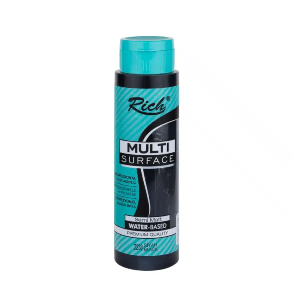 Rich Multi Surface Boya 500 ml | 2238-1238-Siyah