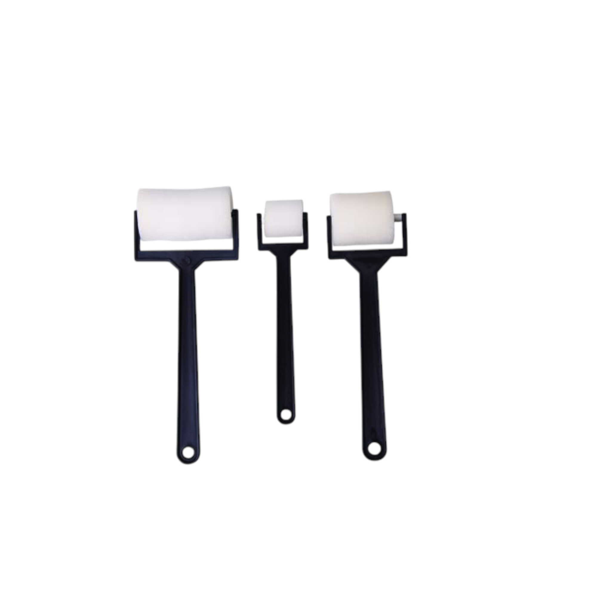 Rich Plastik Saplı Sünger Rulo Karışık Set : Geniş Alan Boyama ve Vernik Uygulamaları İçin 1 Rich Plastik Saplı Sünger Rulo Karışık Set