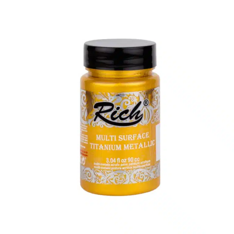 Rich Multi Surface Titanyum Metalik Boya 90 ml | 01411-Altın