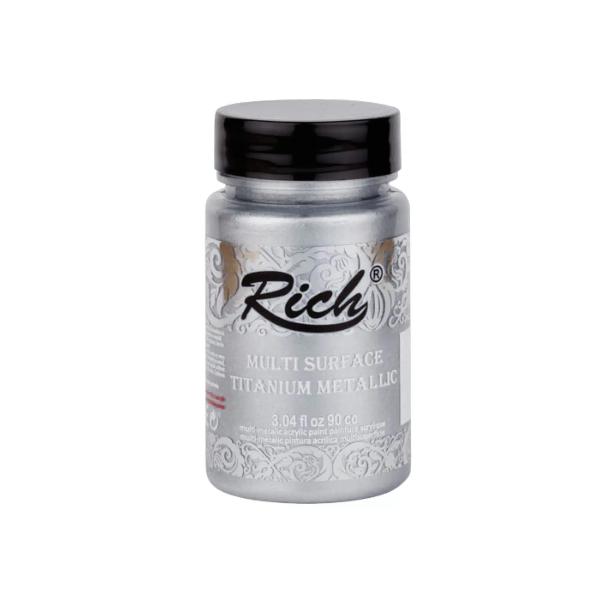 Rich Multi Surface Titanyum Metalik Boya 90 ml | 01445-Gümüş