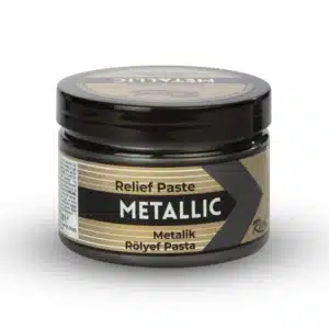 Rich Metalik Rölyef Pasta-Siyah