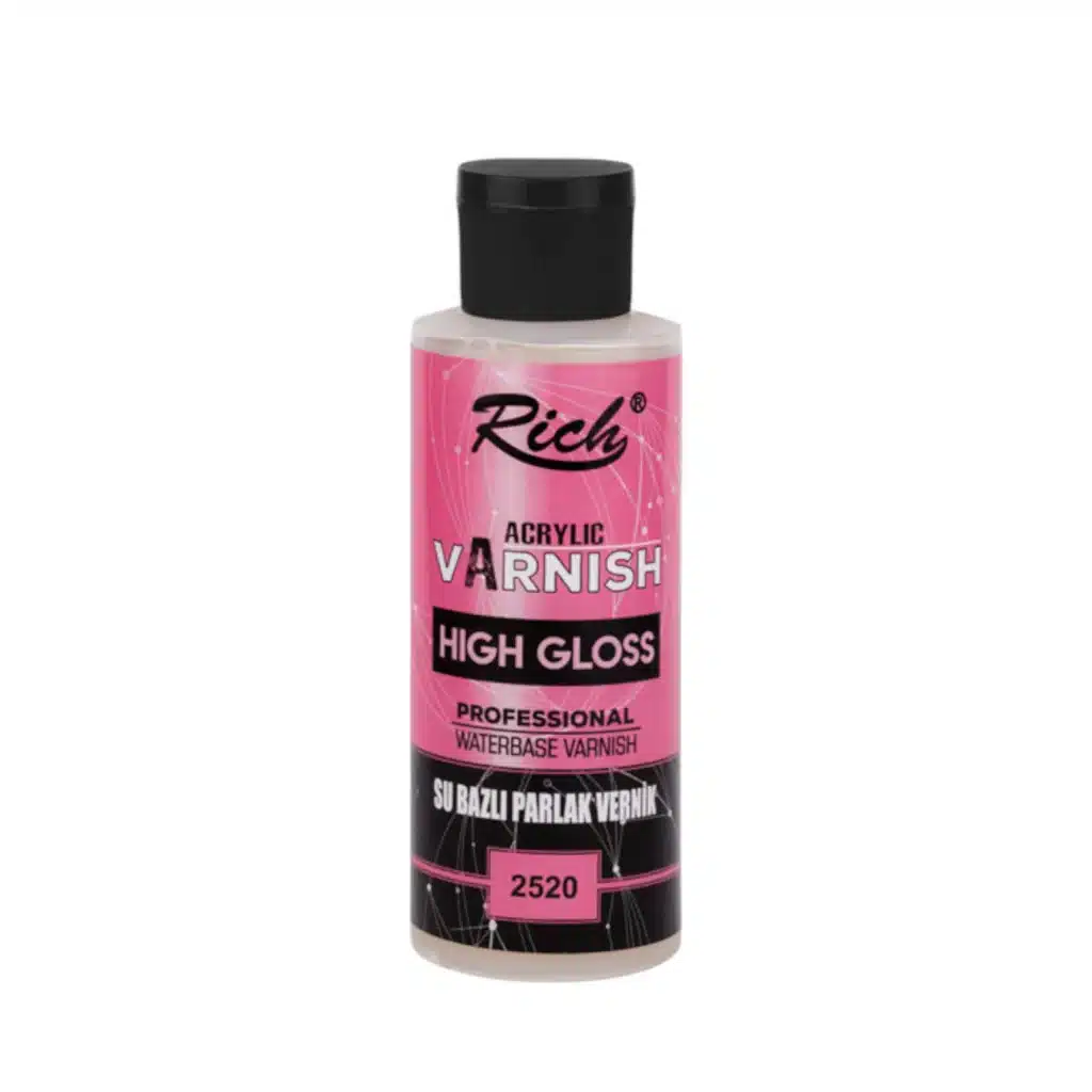 Rich High Gloss Su Bazlı Parlak Vernik 120 ml
