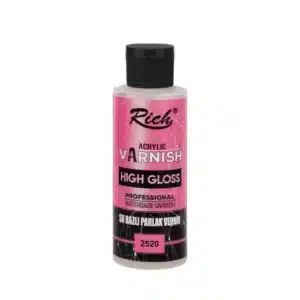 Rich High Gloss Su Bazlı Parlak Vernik 120 ml