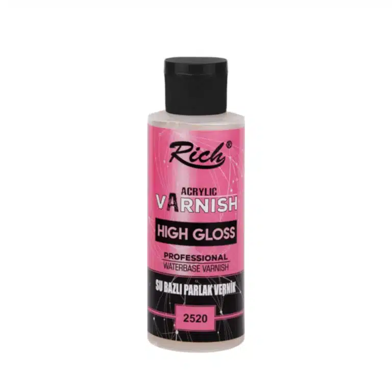 Rich High Gloss Su Bazlı Parlak Vernik 120 ml