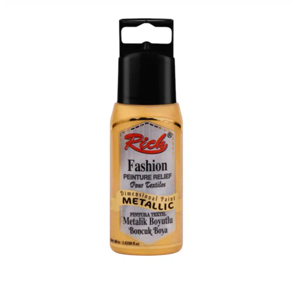 Metalik Boyutlu Boncuk Boya 60 ml-Altın