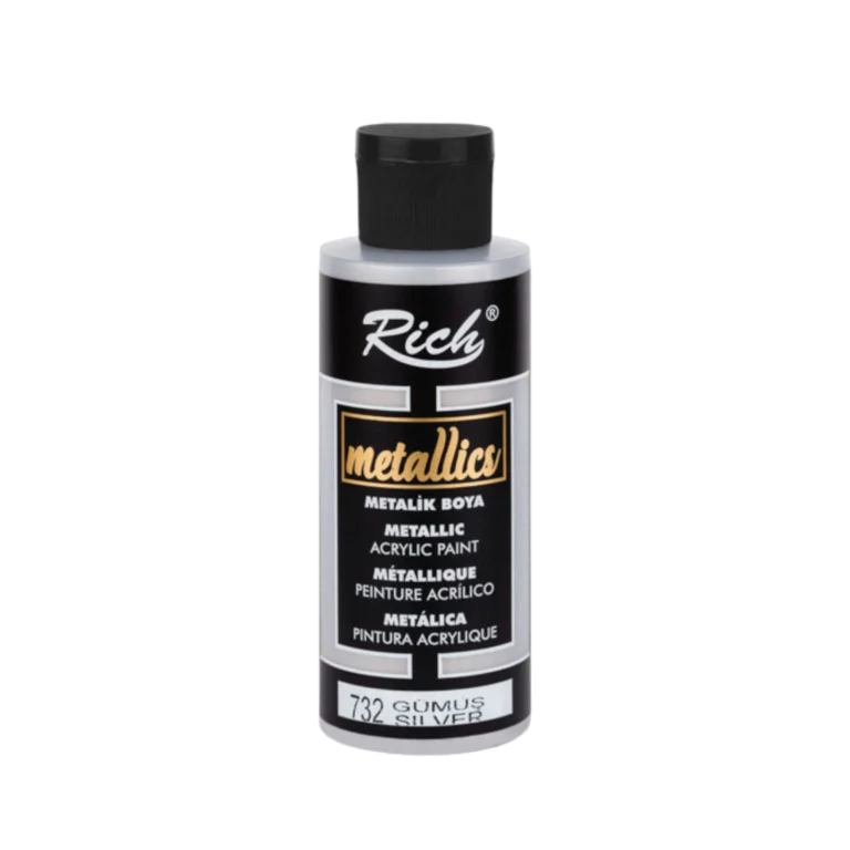 Rich Metalik Boya 120 ml-Gümüş