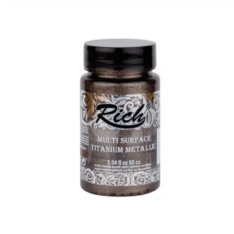Rich Multi Surface Titanyum Metalik Boya 90 ml | 4395-Taş Gri