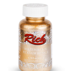 Rich Multi Surface Boya Titanium Metallic 09001733 Champagine-Şampanya 90 ml