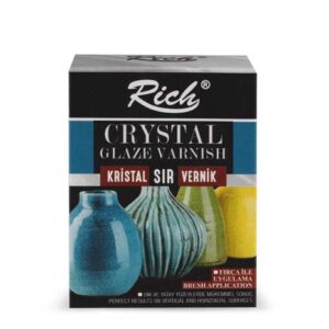 Rich Crystal Glaze Varnish-Kristal Sır Vernik 80 ml (40x2)