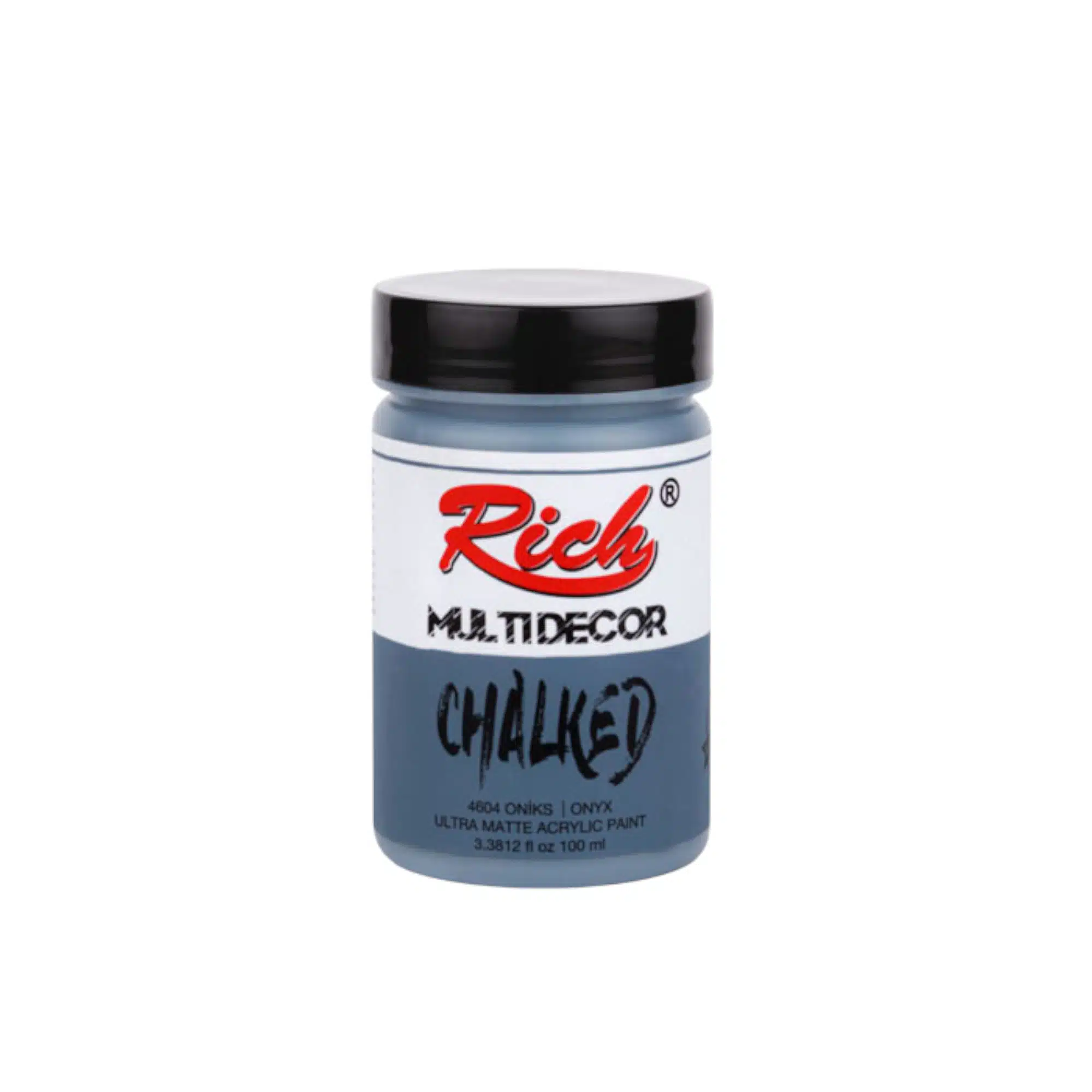Rich Multidecor Chalked 100 ml | 4604 Onix-Oniks 1 Rich Multidecor Chalked 100 ml | 4604 Onix-Oniks