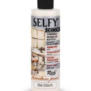 Rich Selfy Decor Furniture Paint- Vernikli Mobilya Boyası 804 Snowdrop-Kardelen 240 ml