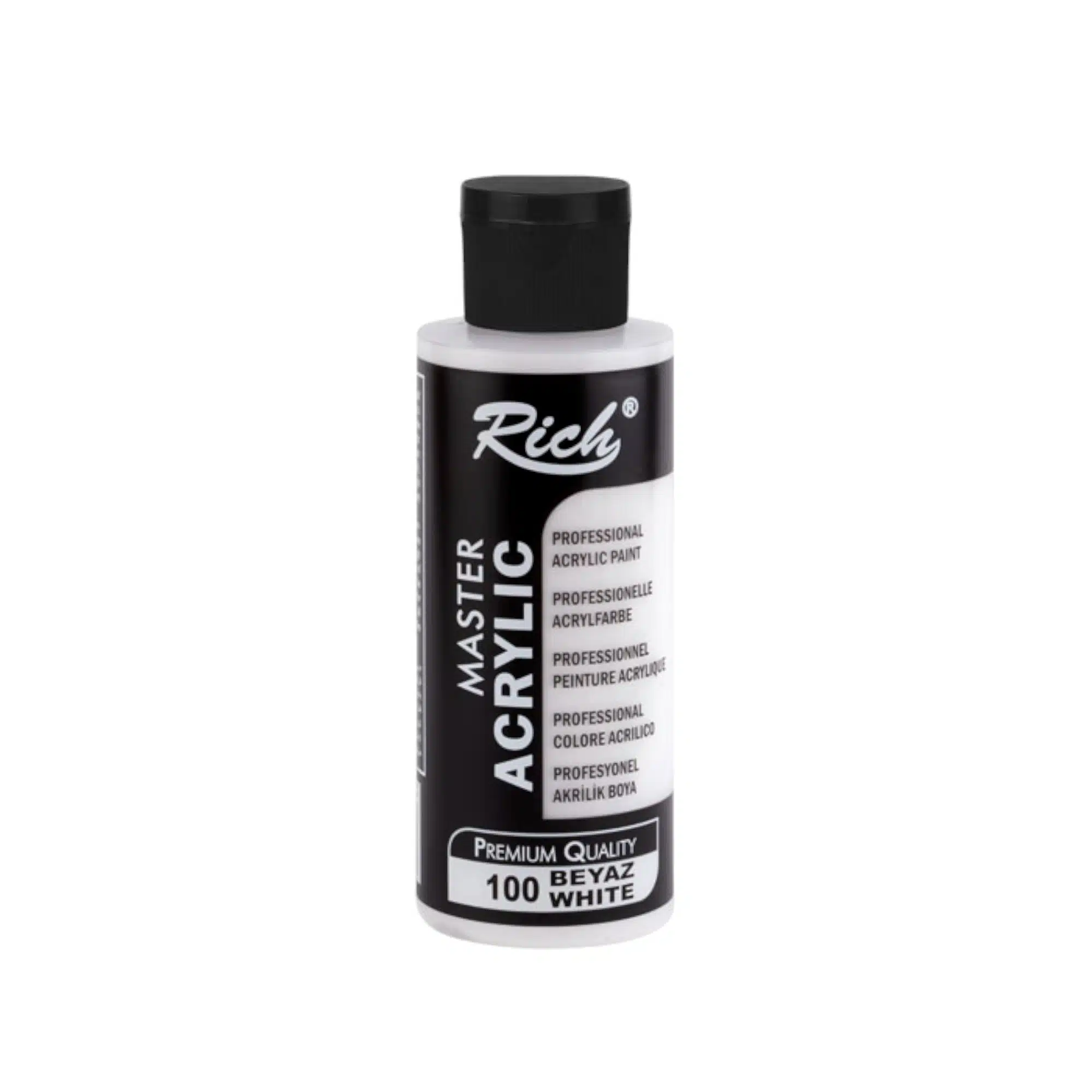 Rich Master Akrilik Boya 120 ml | 100-Beyaz 1 Rich Master Akrilik Boya 120 ml | 100-Beyaz