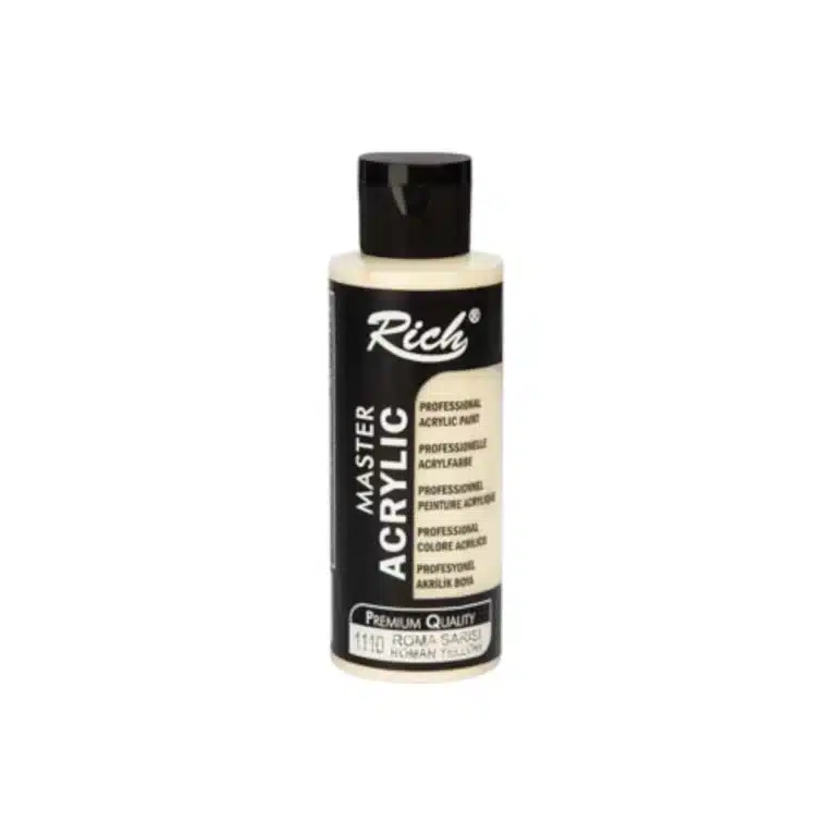 Rich Master Akrilik Boya 120 ml | 1110-Roma Sarısı