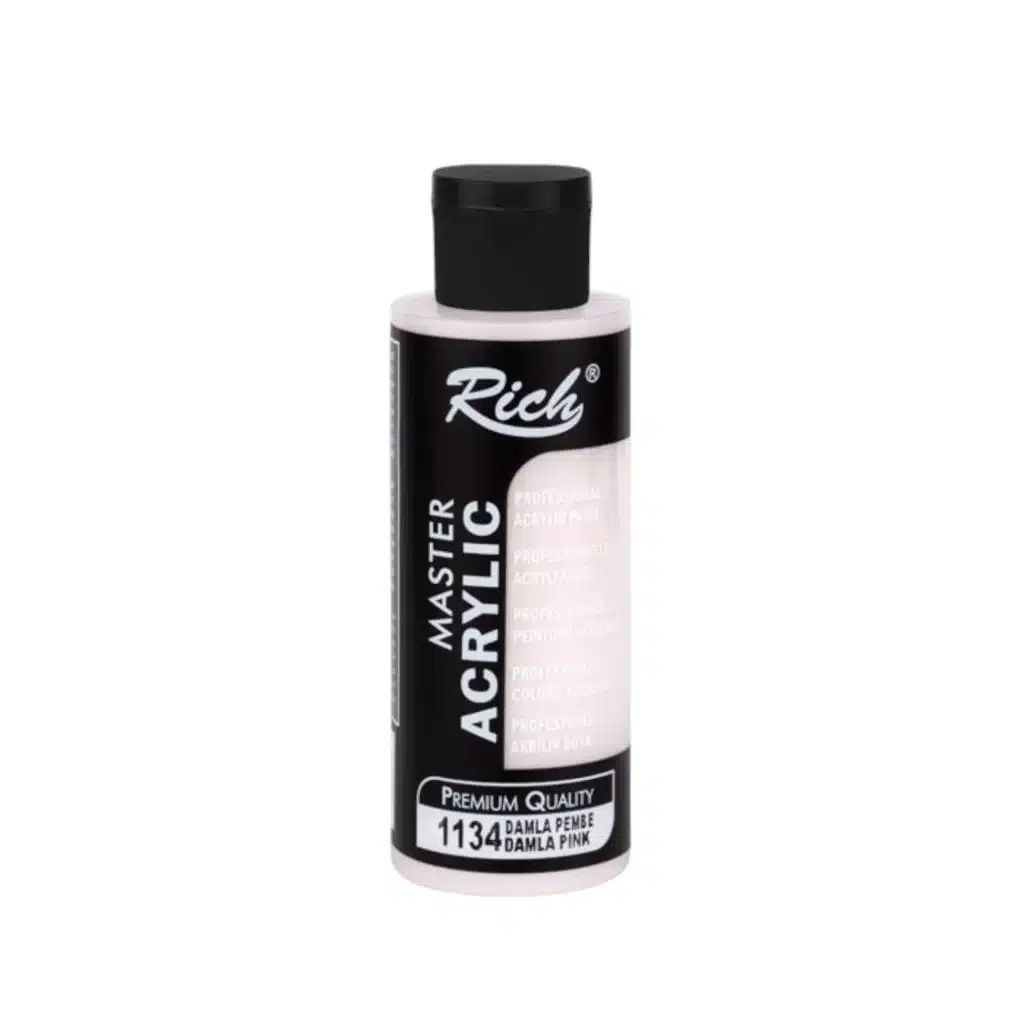 Rich Master Akrilik Boya 120 ml | 1134-Damla Pembe
