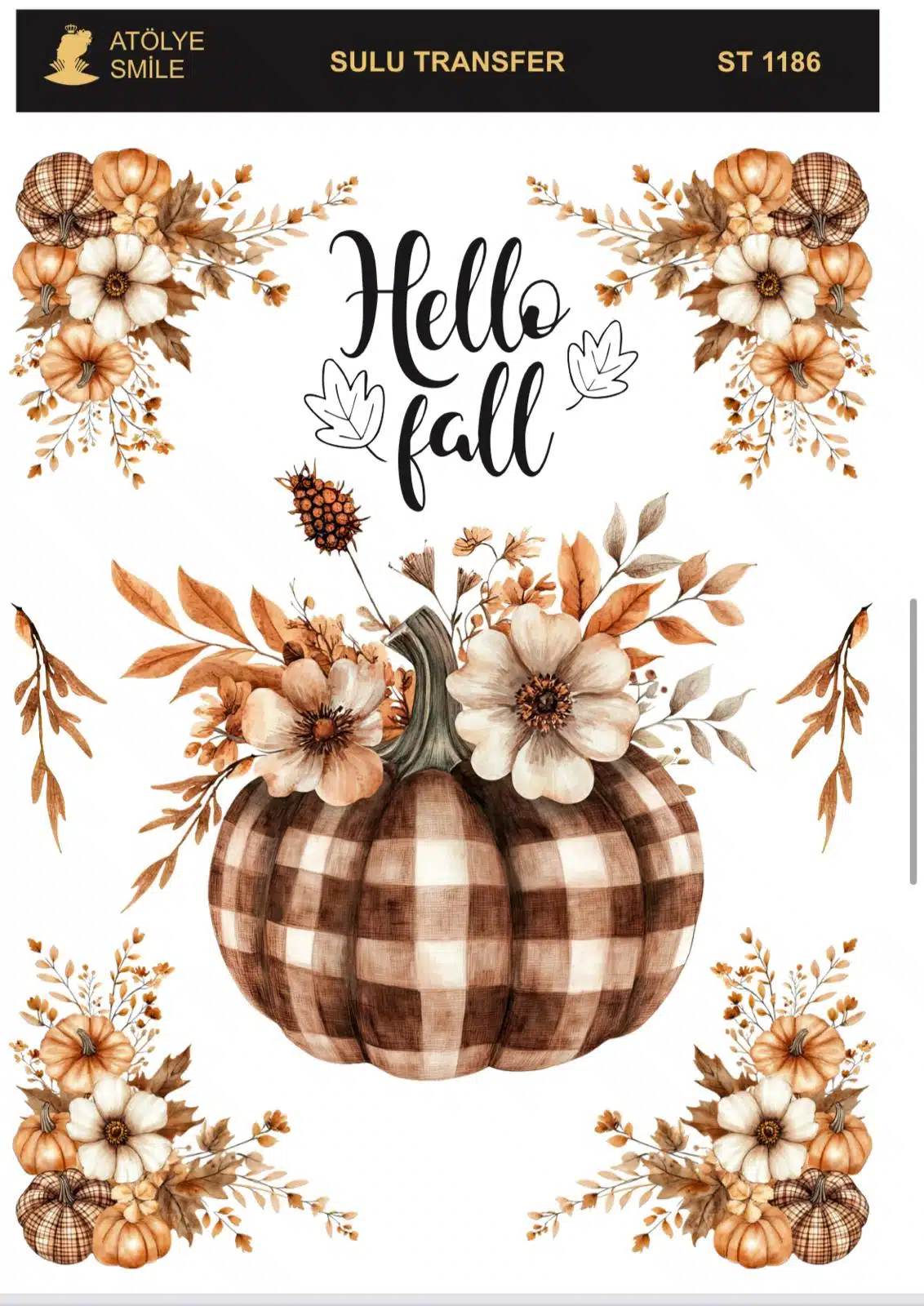 ST1186-AS | Sulu Transfer Kağıdı-25x35 cm 1 ST1186-AS | Sulu Transfer Kağıdı-25x35 cm