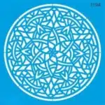 Mandala Desen | Stencil Boyama Şablonu-40x40 cm