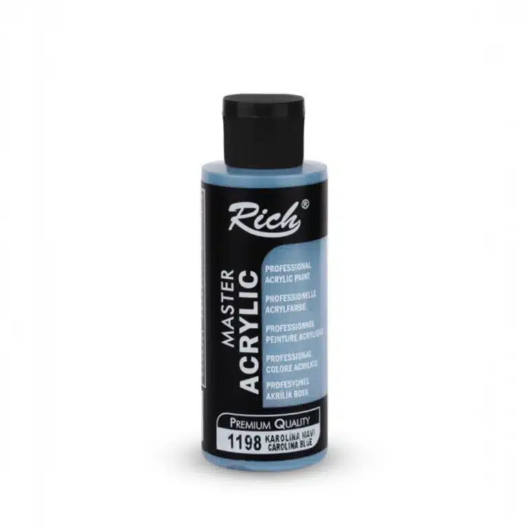 Rich Master Akrilik Boya 120 ml | 1198-Karolina Mavi
