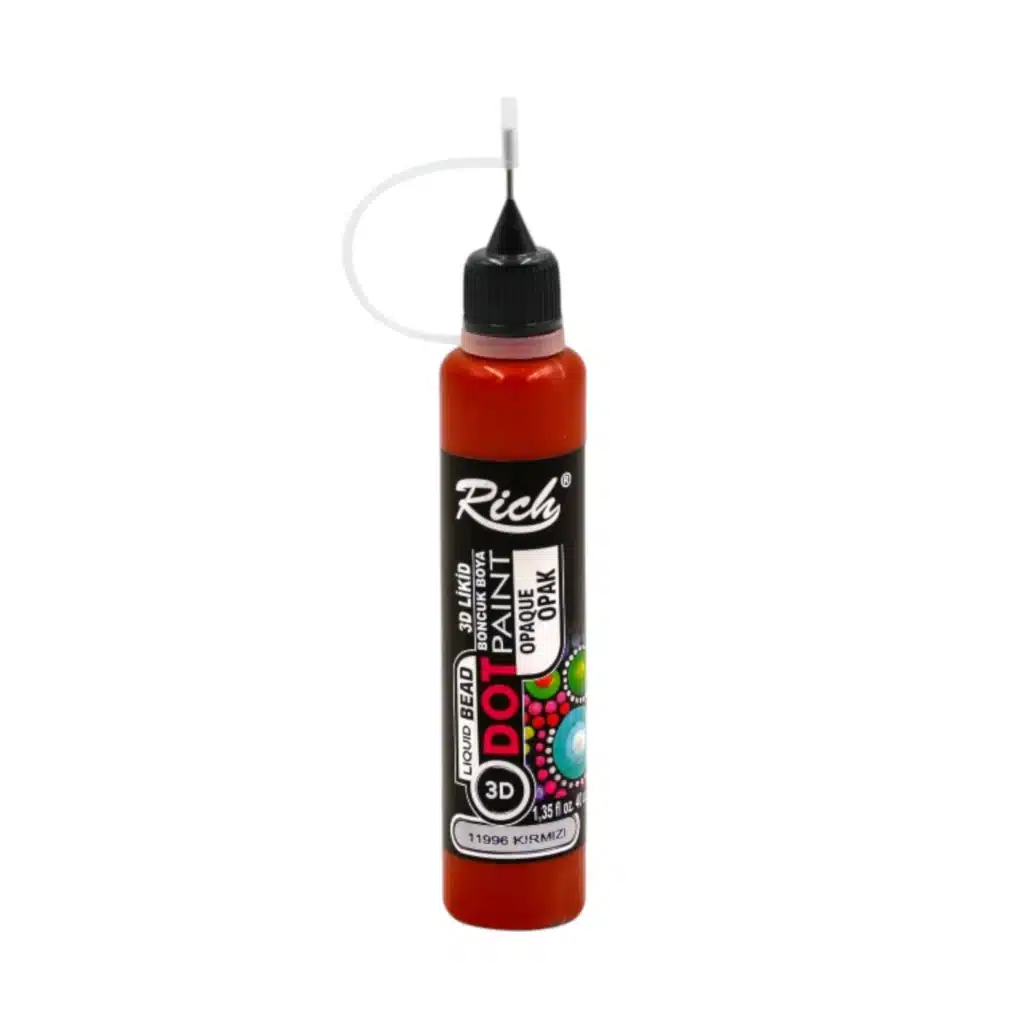 Rich Dot Paint 40 ml-Kırmızı
