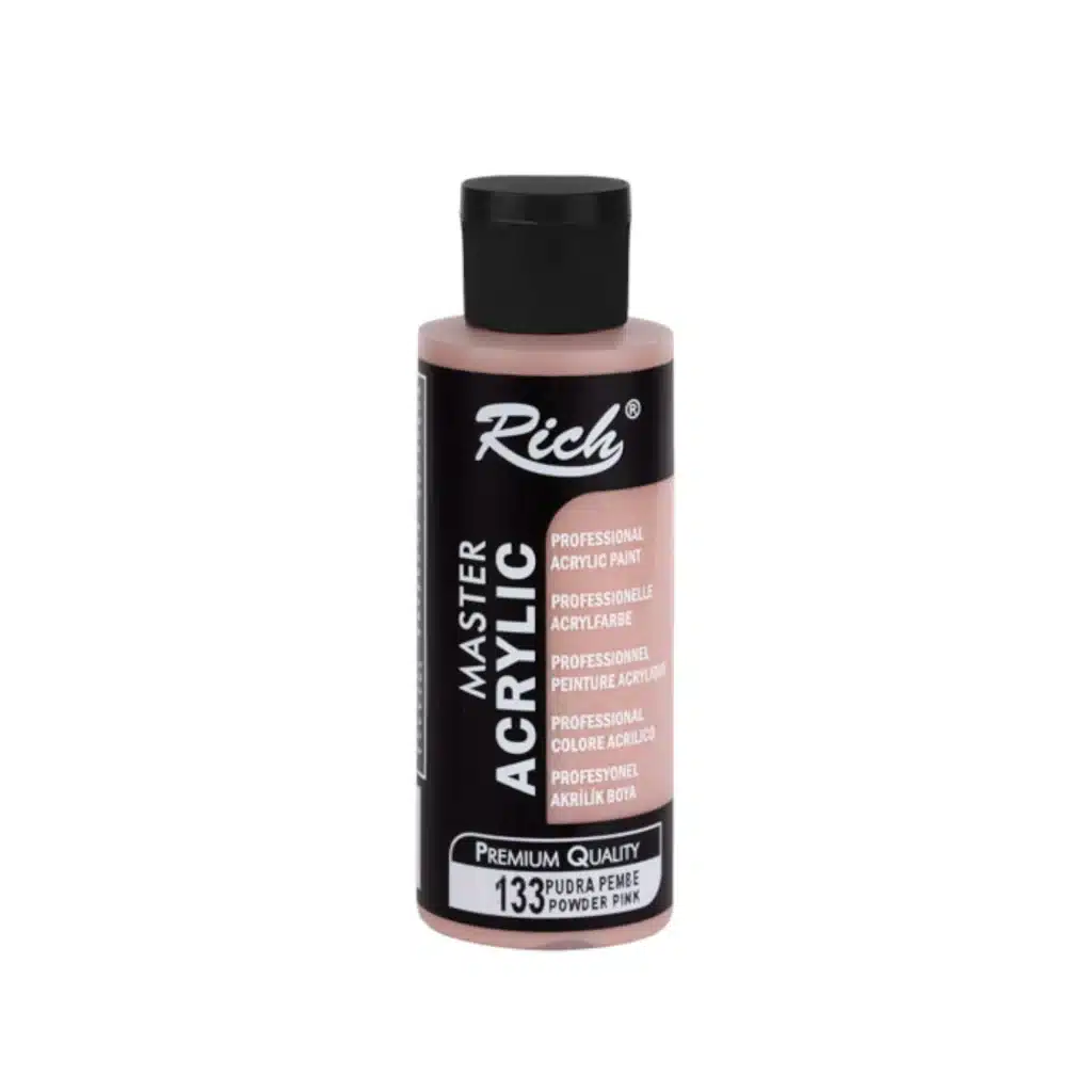Rich Master Akrilik Boya 120 ml | 133-Pudra Pembe