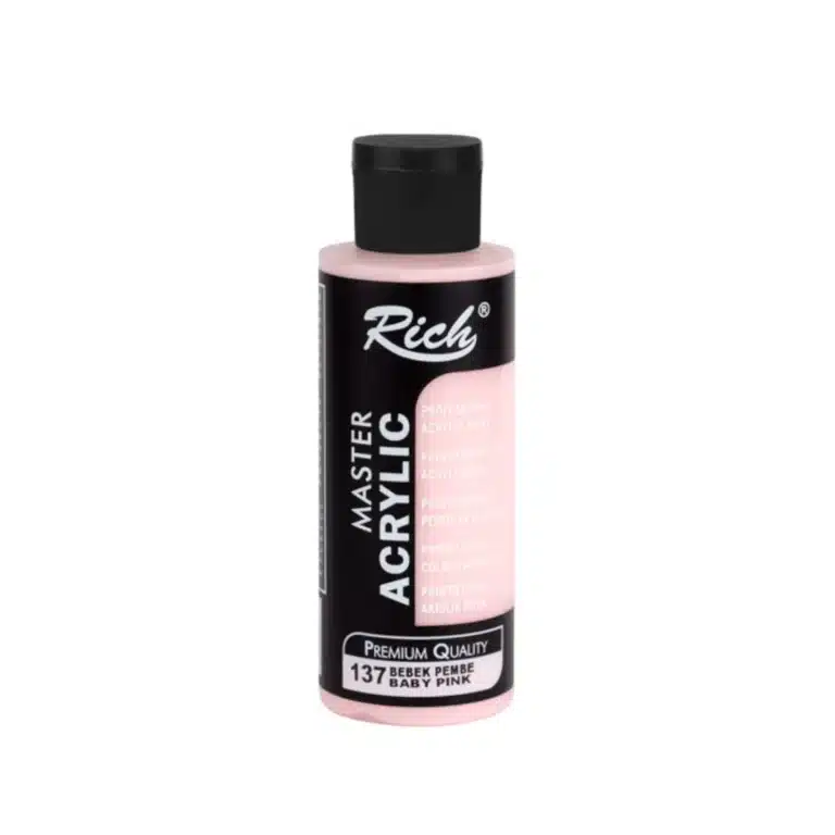 Rich Master Akrilik Boya 120 ml | 137-Bebek Pembe