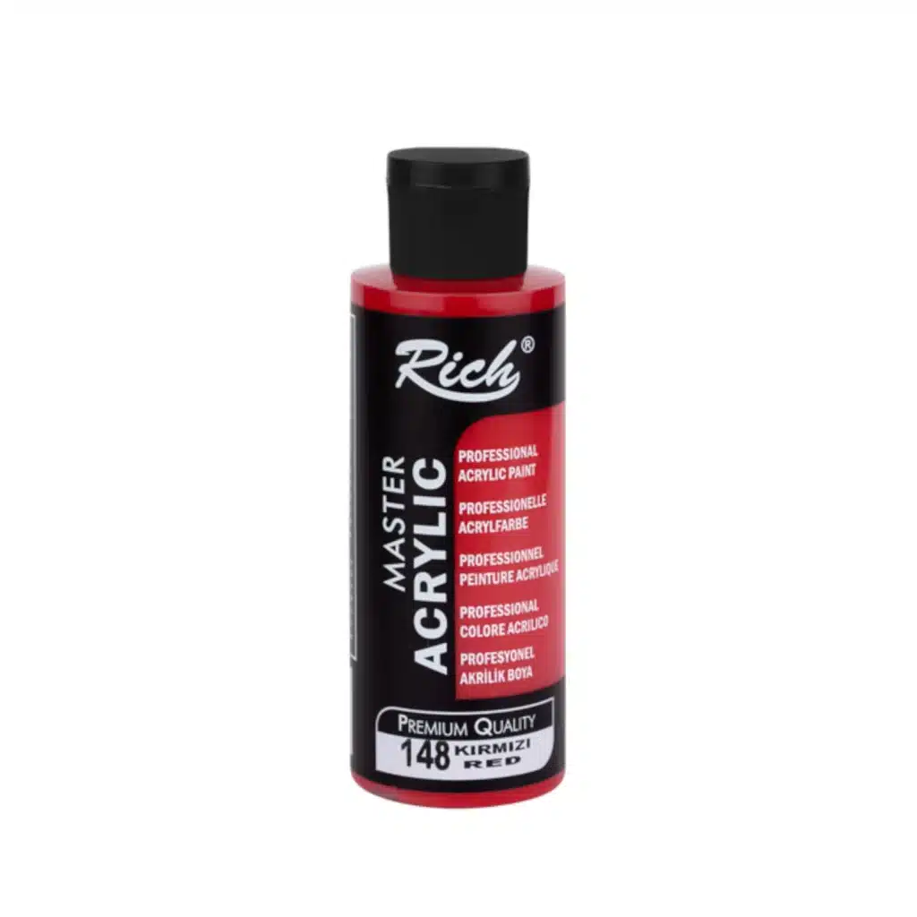 Rich Master Akrilik Boya 120 ml | 148-Kırmızı