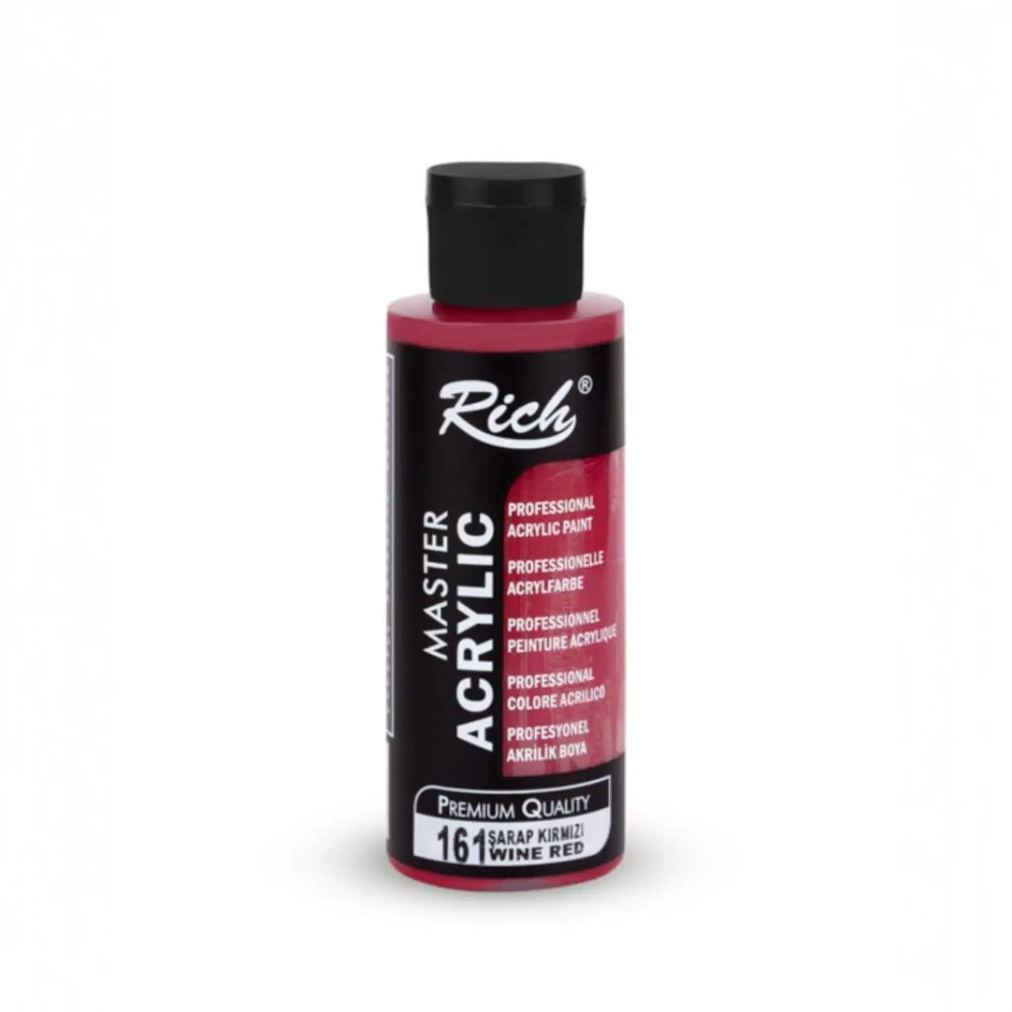Rich Master Akrilik Boya | 120 ml 161 Şarap Kırmızı 1 Rich Master Akrilik Boya | 120 ml 161 Şarap Kırmızı
