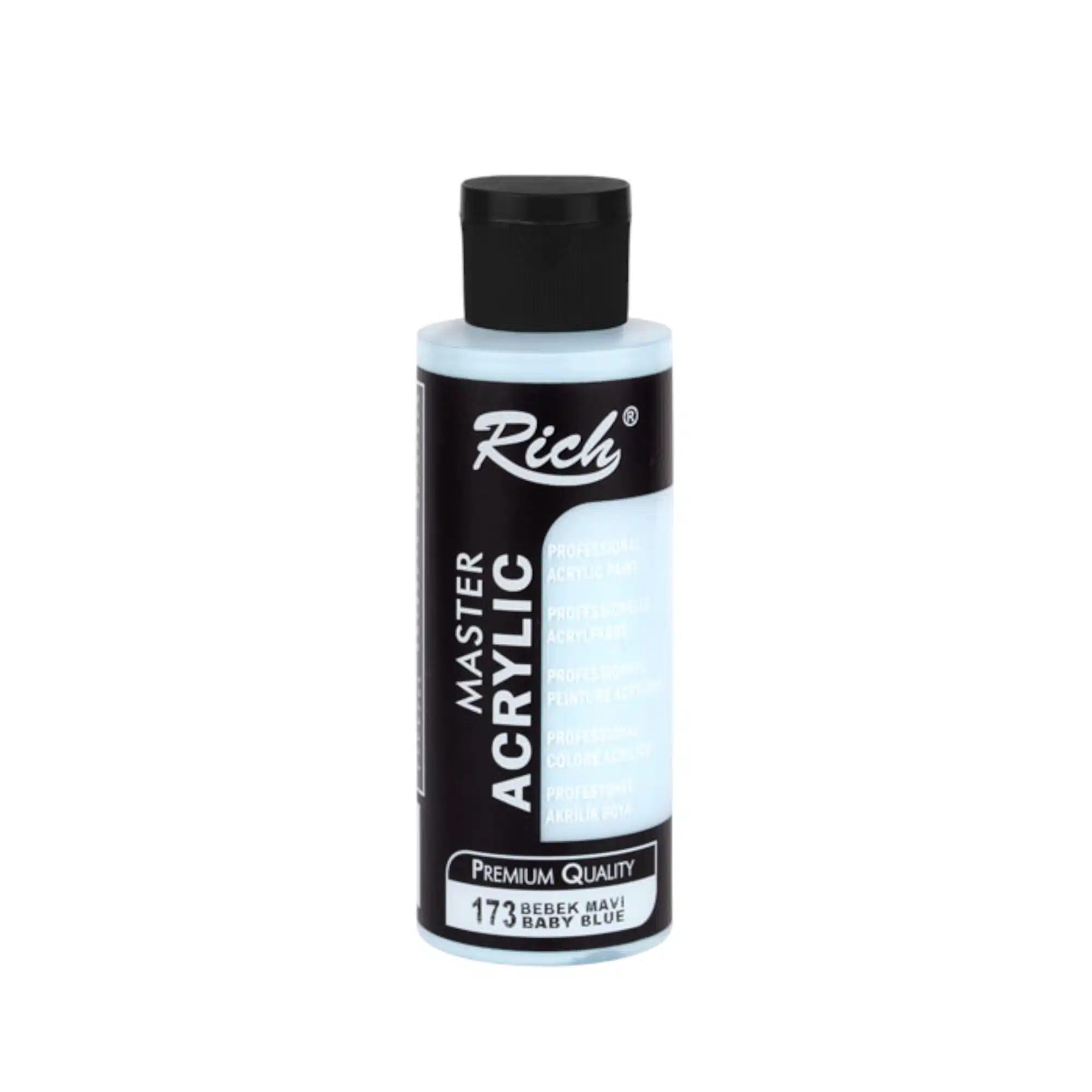 Rich Master Akrilik Boya 120 ml | 173-Bebek Mavi 1 Rich Master Akrilik Boya 120 ml | 173-Bebek Mavi