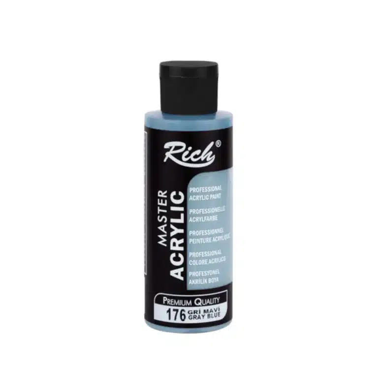 Rich Master Akrilik Boya-120 ml | 176-Gri Mavi