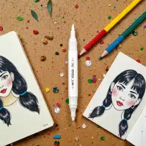 Art-X Acrylic Marker Duo 43: Çift Uçlu Akrilik Markör Kalem