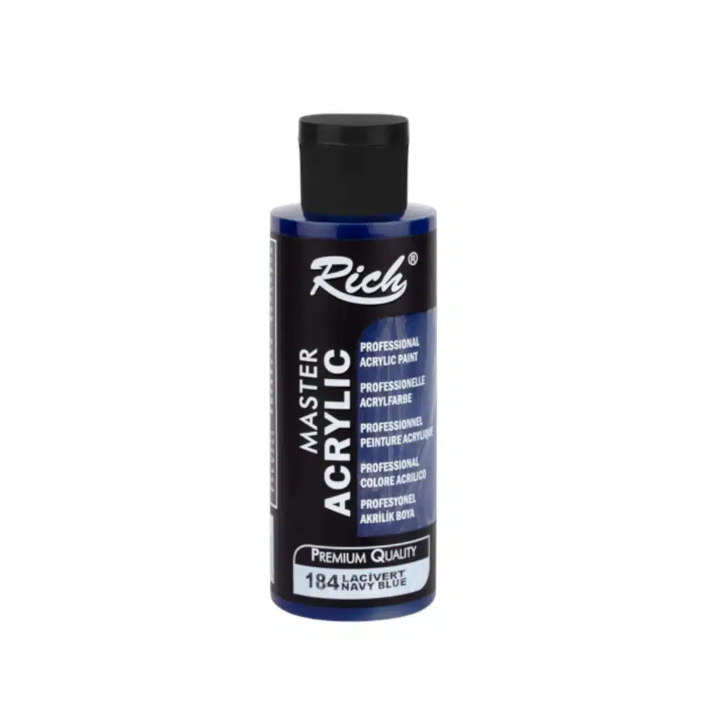 Rich Master Akrilik Boya 120 ml | 184-Lacivert