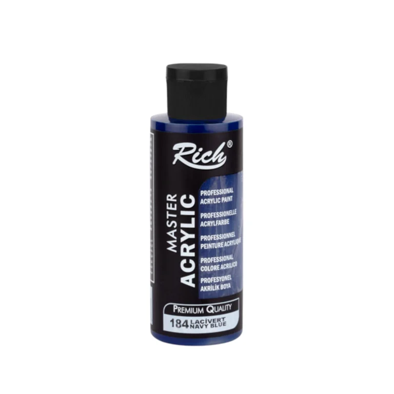 Rich Master Akrilik Boya 120 ml | 184-Lacivert