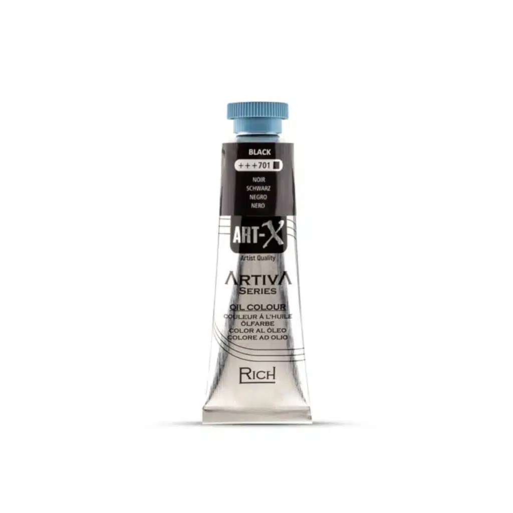 Art-X Artiva Yağlı Boya 37 ml | 409-Siyah