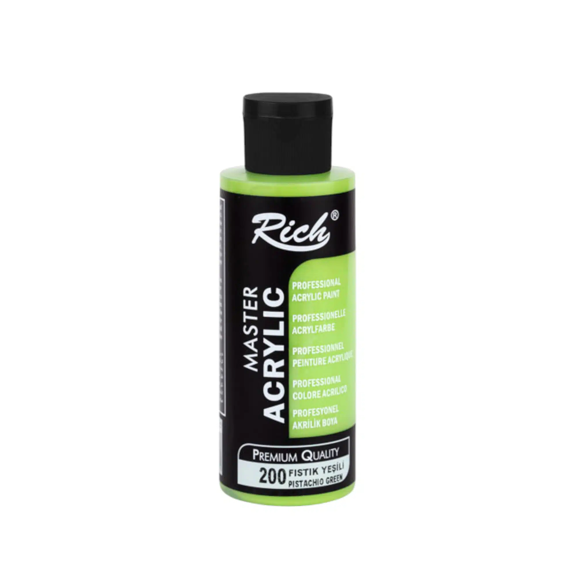 Rich Master Akrilik Boya 120 ml | 200-Fıstık Yeşili 1 Rich Master Akrilik Boya 120 ml | 200-Fıstık Yeşili