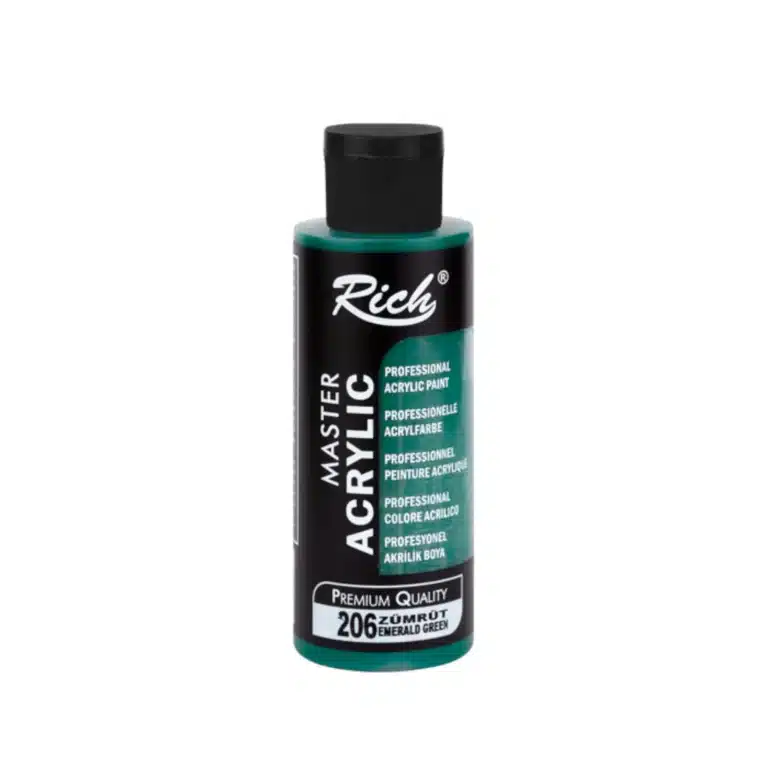 Rich Master Akrilik Boya 120 ml | 206-Zümrüt