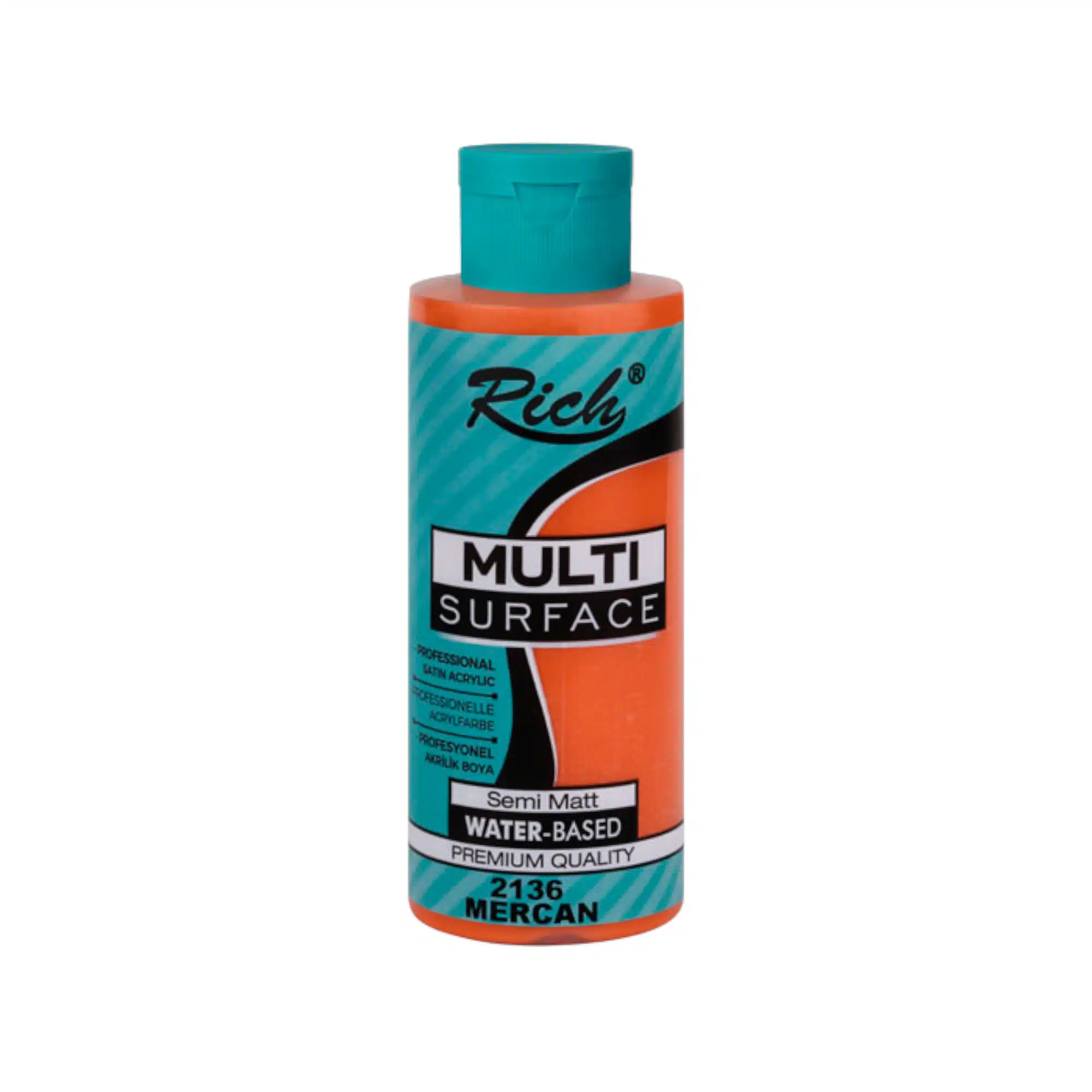 Rich Multi Surface Boya | 120 ml | 2136 Mercan 1 Rich Multi Surface Boya | 120 ml | 2136 Mercan