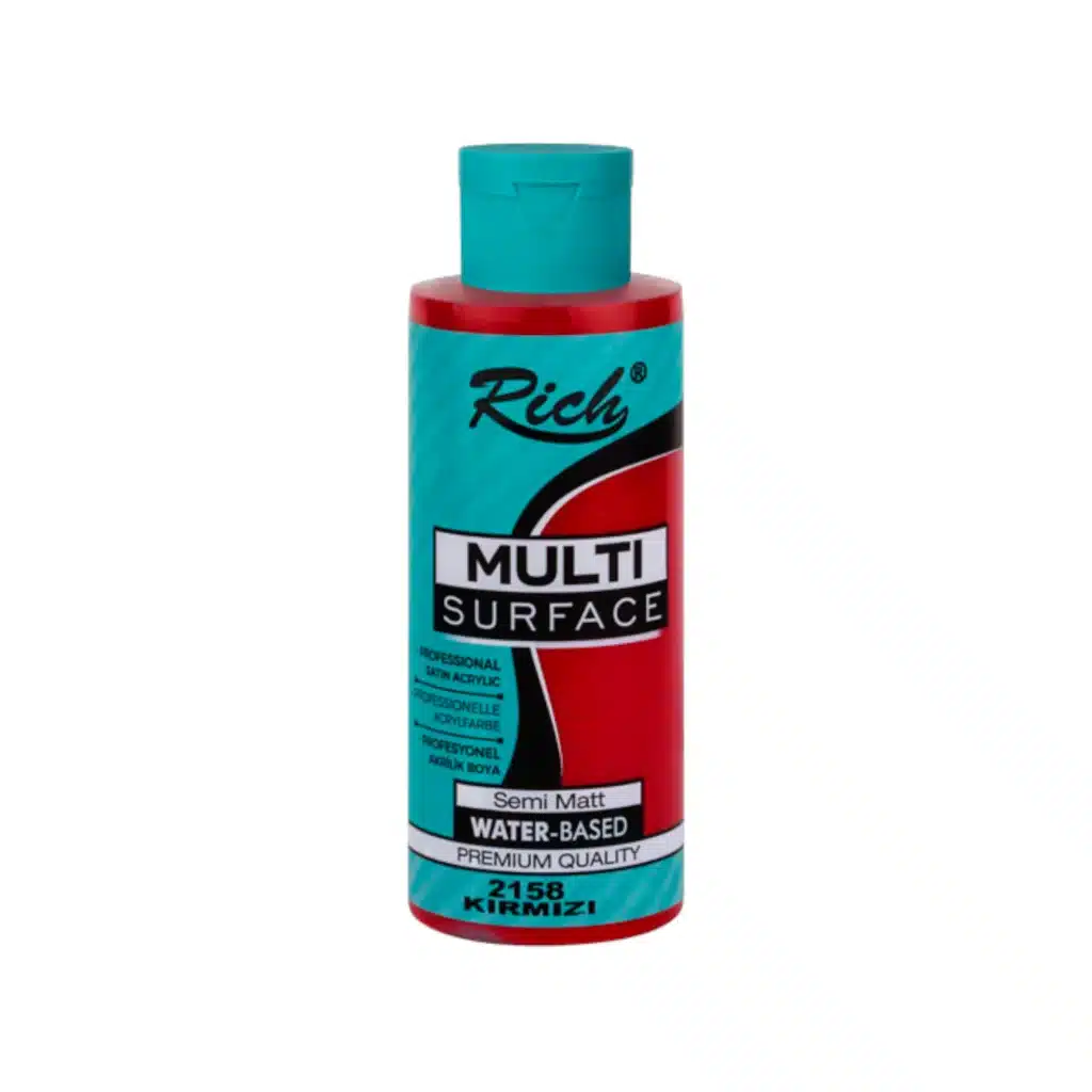 Rich Multi Surface Boya 120 ml | 2158-Kırmızı