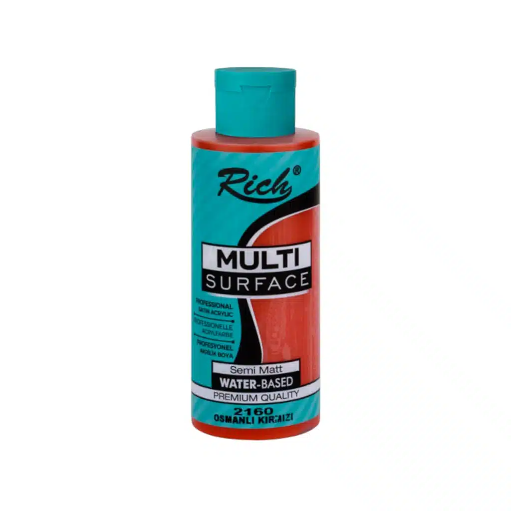 Rich Multi Surface Boya 120 ml | 2160-Osmanlı Kırmızı