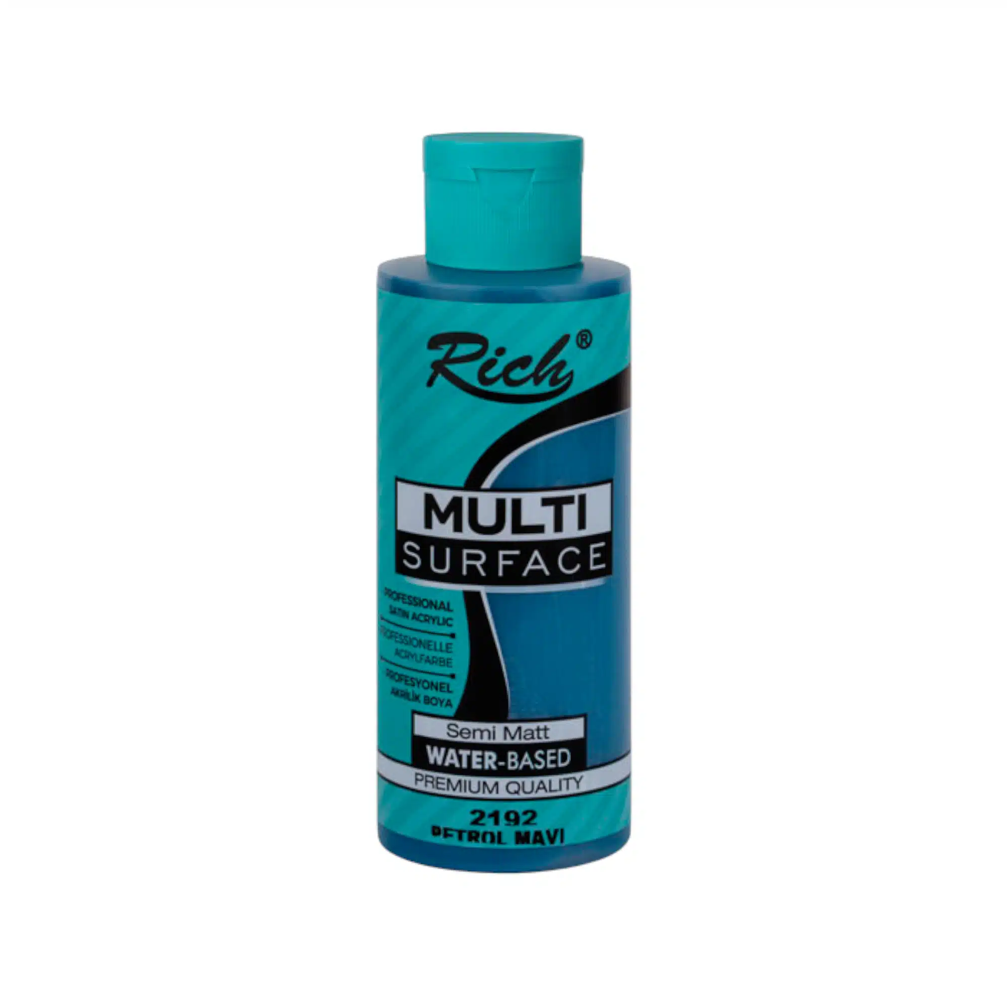 Rich Multi Surface Boya 120 ml | 2192-Petrol Mavi 1 Rich Multi Surface Boya 120 ml | 2192-Petrol Mavi