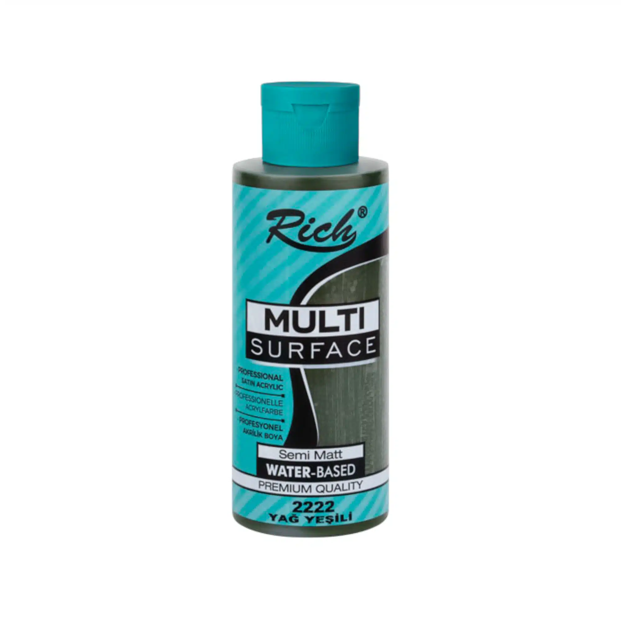 Rich Multi Surface Boya 120 ml | 2222-Yağ Yeşili 1 Rich Multi Surface Boya 120 ml | 2222-Yağ Yeşili