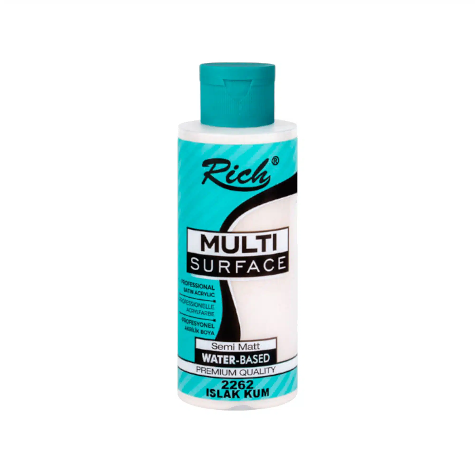 Rich Multi Surface Boya | 120 ml | 2262 Islak Kum 1 Rich Multi Surface Boya | 120 ml | 2262 Islak Kum