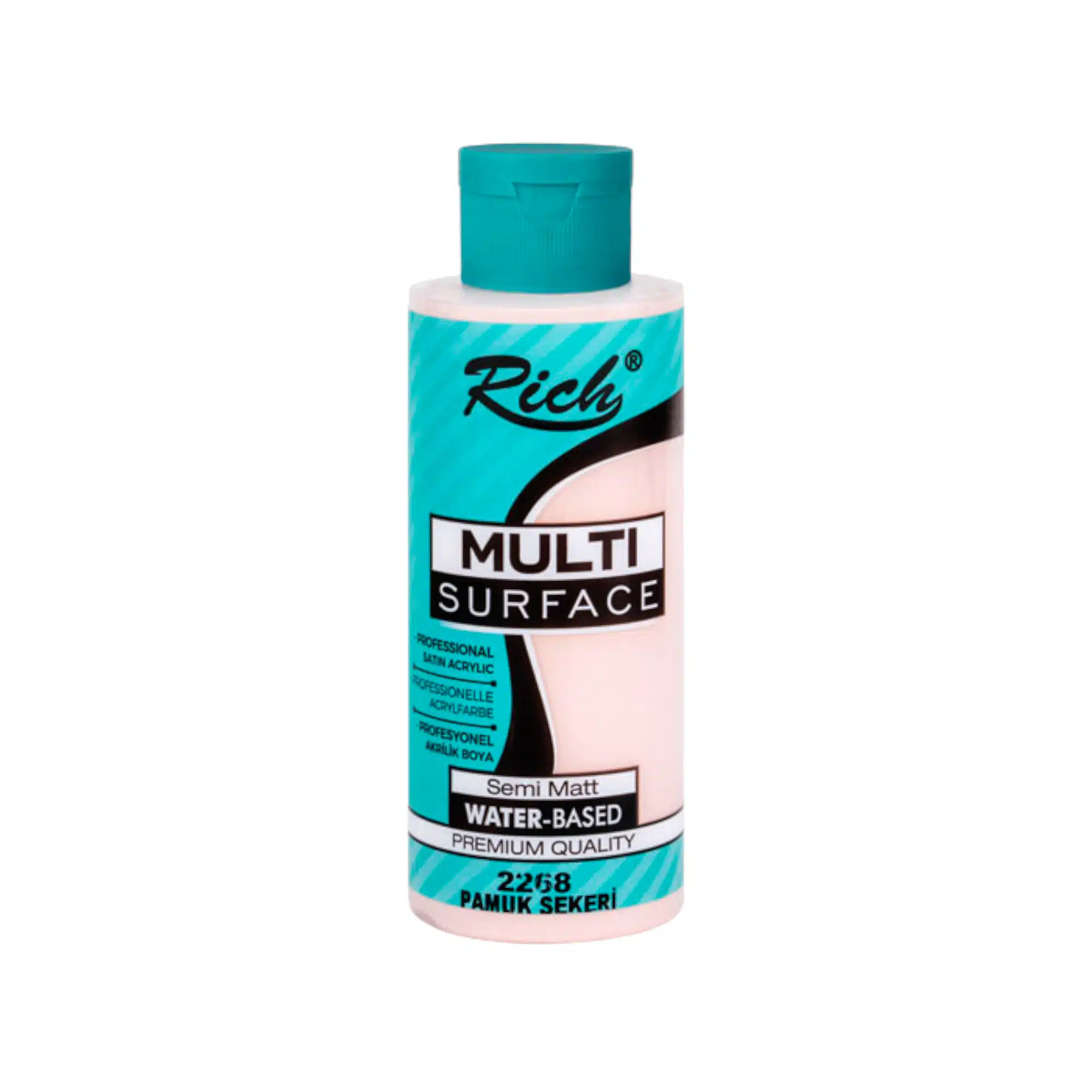 Rich Multi Surface Boya 120 ml | 2268-Pamuk Şekeri 1 Rich Multi Surface Boya 120 ml | 2268-Pamuk Şekeri