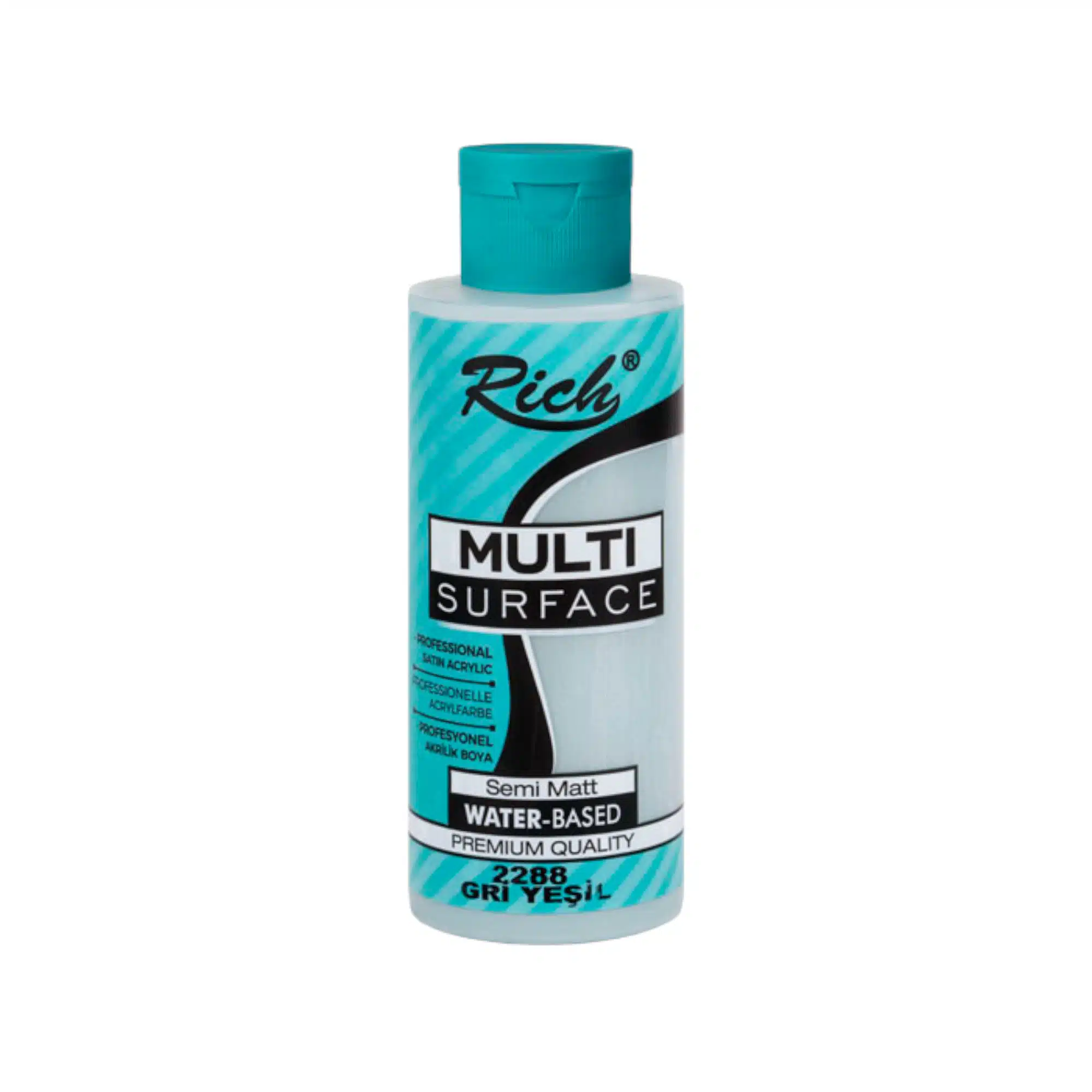 Rich Multi Surface Boya 120 ml | 2288-Gri Yeşil 1 Rich Multi Surface Boya 120 ml | 2288-Gri Yeşil