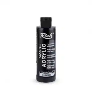 Rich Master Akrilik Boya 240 ml | 2333-230-Siyah