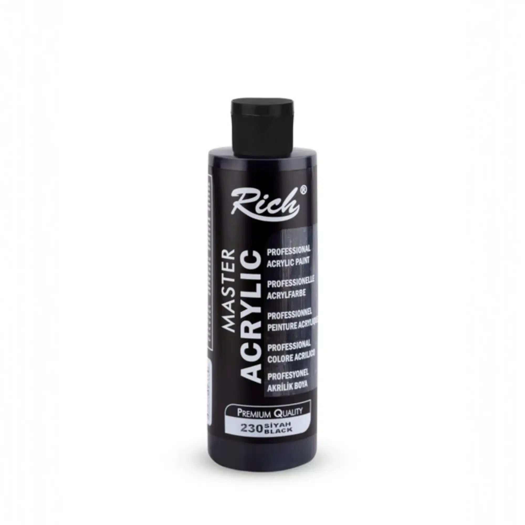 Rich Master Akrilik Boya 240 ml | 2333-230-Siyah