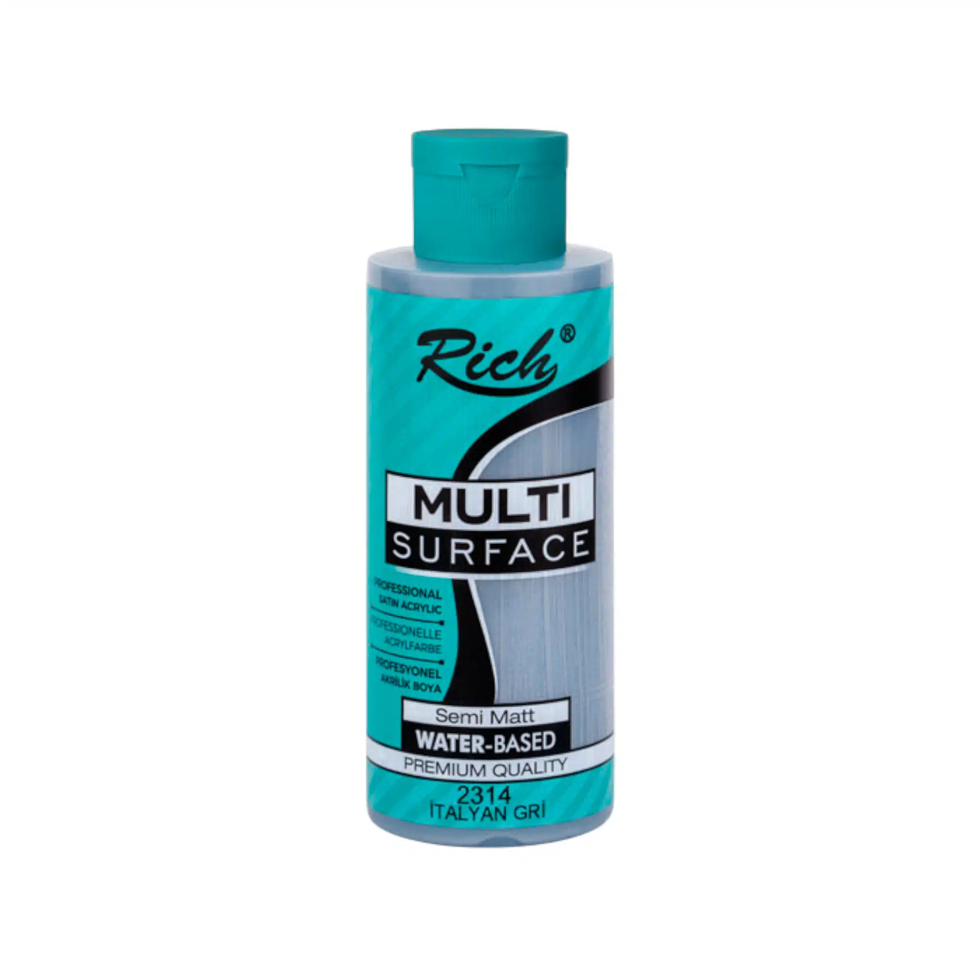 Rich Multi Surface Boya 120 ml | 2314-İtalyan Gri 1 Rich Multi Surface Boya 120 ml | 2314-İtalyan Gri