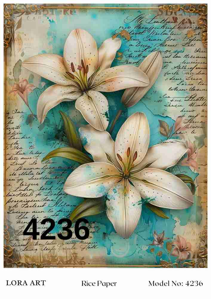 Pirinç Dekopaj Kağıdı-29x42 cm | PD4236-LRA 1 Pirinç Dekopaj Kağıdı-29X42 Cm | Pd4236-Lra