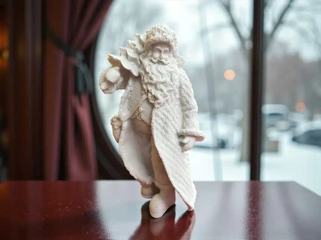 Kaftanlı Noel Baba Heykeli